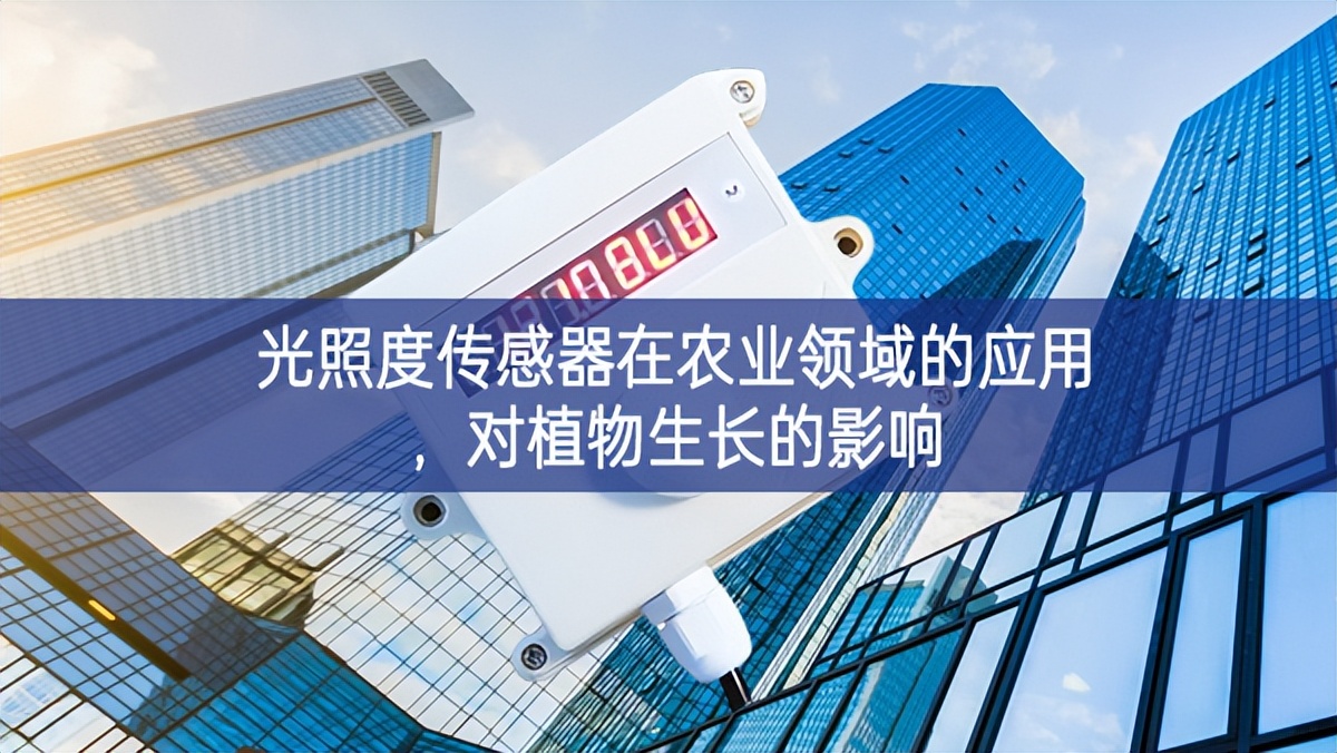 光照度傳感器在農(nóng)業(yè)領(lǐng)域的應(yīng)用，對植物生長的影響