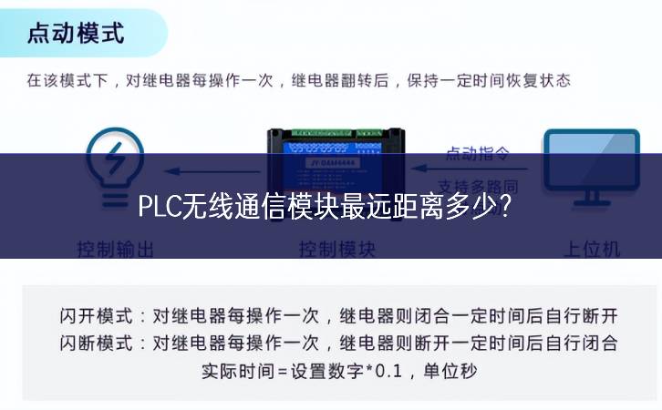 PLC無線通信模塊最遠距離多少? PLC無線通信模塊最遠距離多少?