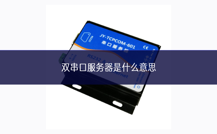 雙串口服務(wù)器是什么意思 雙串口服務(wù)器是什么意思