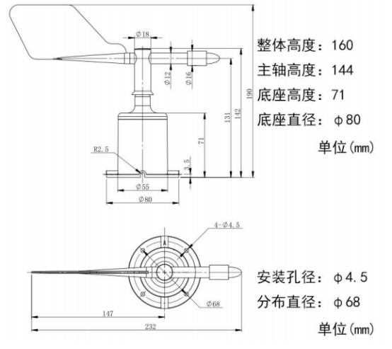 聚英風(fēng)向傳感器結(jié)構(gòu)圖