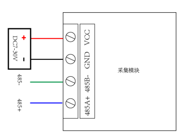 有機(jī)蒸汽傳感器RS485接線