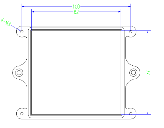 WS2-RS-E 溫濕度傳感器產(chǎn)品尺寸