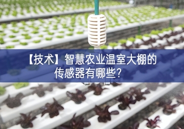 「技術(shù)」智慧農(nóng)業(yè)溫室大棚的傳感器有哪些？