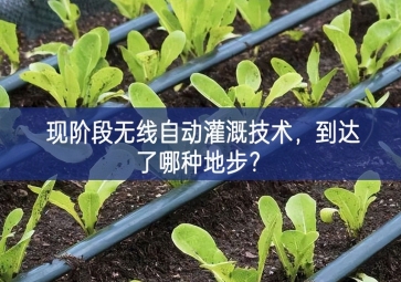 現(xiàn)階段無線自動灌溉技術(shù)，到達(dá)了哪種地步？