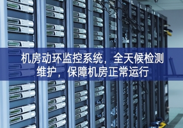 機(jī)房動(dòng)環(huán)監(jiān)控系統(tǒng)，全天候檢測(cè)維護(hù)，保障機(jī)房正常運(yùn)行